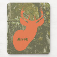 Camo et cerfs communs Mousepad