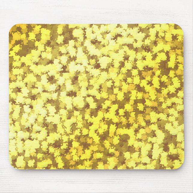 Tapis De Souris Camo feuille d'or de 24 000 (Devant)