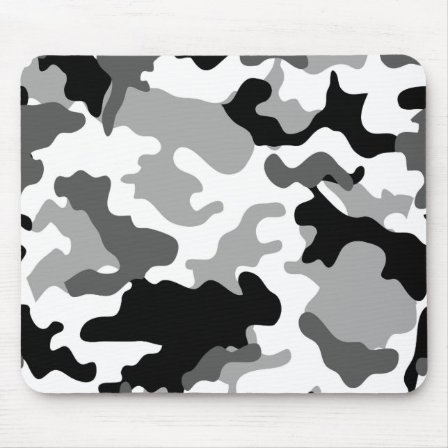 Tapis De Souris Camo Gray Mousepad (Devant)