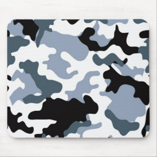Tapis De Souris Camo Mousepad noir et gris