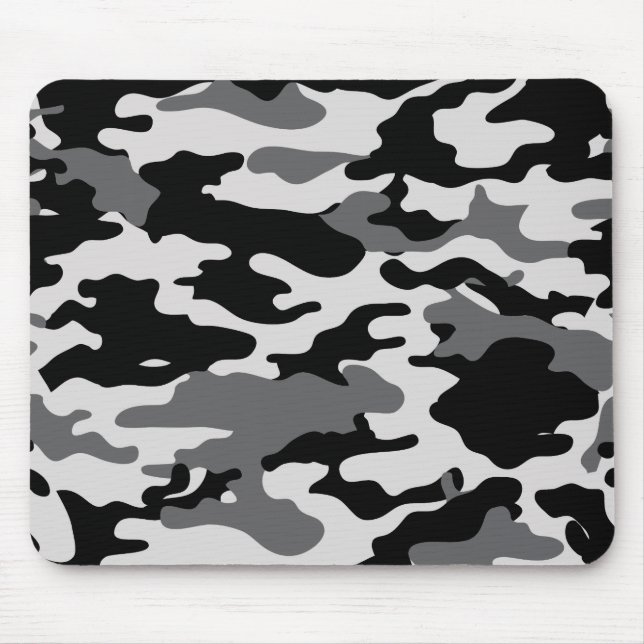 Tapis De Souris CAMO NOIRS - Mousepad (Devant)