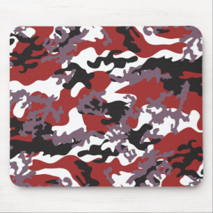 Tapis De Souris Camo rouge fait sur commande Mousepad