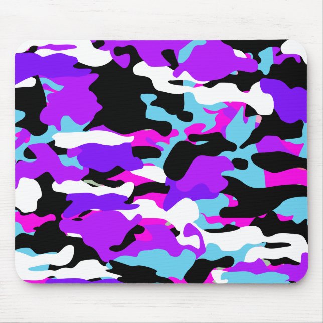 Tapis De Souris Camo violet spécial Mousepad (Devant)