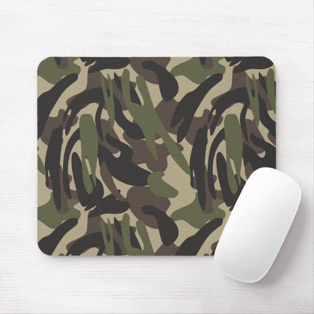 Tapis De Souris Camouflage (Avec souris)