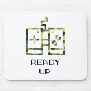 Tapis De Souris Camouflage Contrôleur de jeu vidéo prêt Gamer
