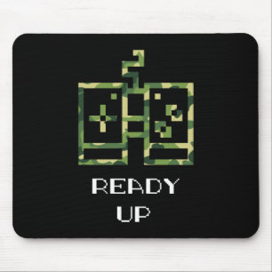 Tapis De Souris Camouflage Contrôleur de jeu vidéo prêt Gamer