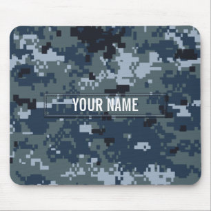 Tapis De Souris Camouflage de la marine NWU personnalisable