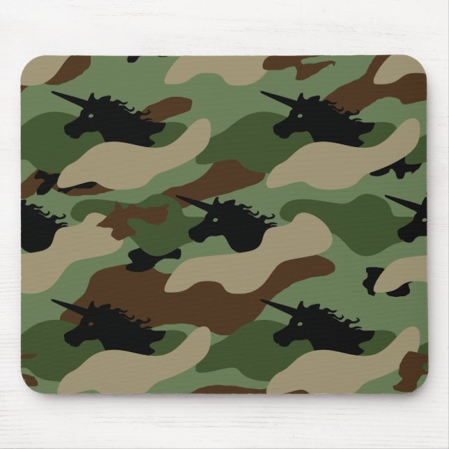 Tapis De Souris Camouflage de licorne (Devant)