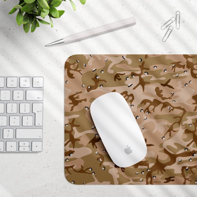 Tapis De Souris Camouflage Désert Avec Galets, Militaire, Armée (Créateur téléchargé)