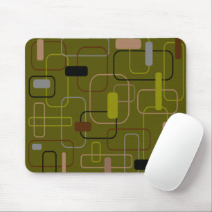 Tapis De Souris Camouflage moderne du milieu du siècle