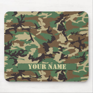 Tapis De Souris Camouflage personnalisé Mousepad de région boisée
