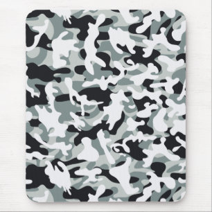 Tapis De Souris Camouflage Poussière de Neige