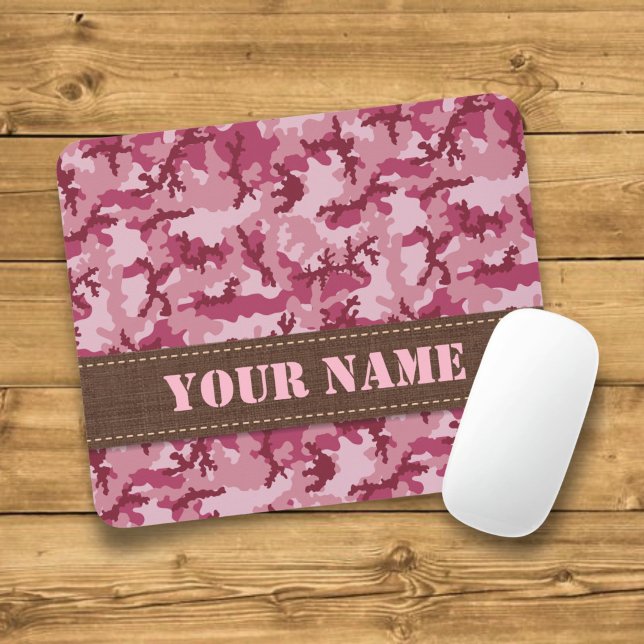 Tapis De Souris Camouflage rose (Créateur téléchargé)