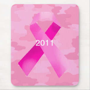 Tapis De Souris Camouflage rose clair Pink Ribbon Date Souris Pad