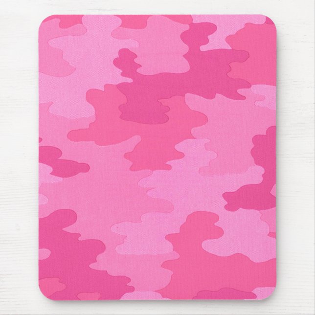 Tapis De Souris Camouflage rose vif - Souris (Devant)