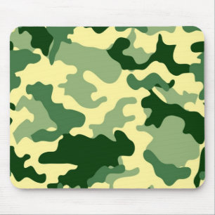 Tapis de souris camouflage vert