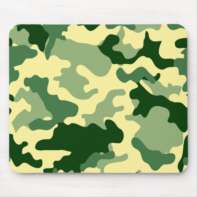 Tapis de souris camouflage vert (Devant)