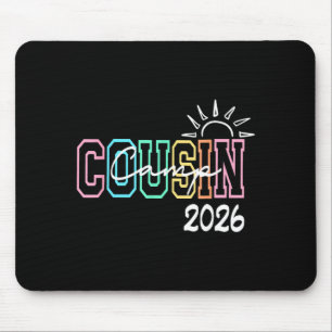 Tapis De Souris Camp de cousins 2026 vacances d'été à la plage fam