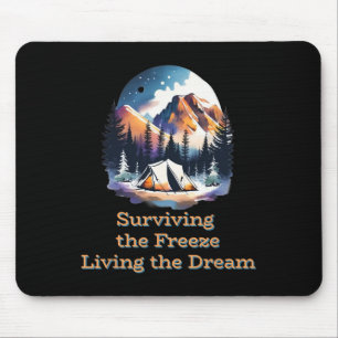 Tapis De Souris Camp d'hiver Hob