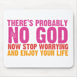 Tapis De Souris Campagne d'autobus athée (verticale)