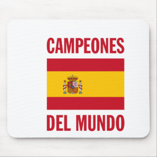 TAPIS DE SOURIS CAMPEONES DEL MUNDO