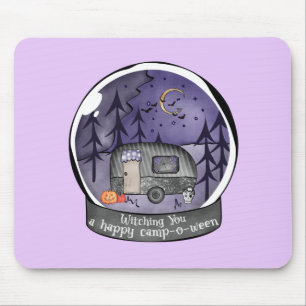 Tapis De Souris Camper d'Halloween en Snowball