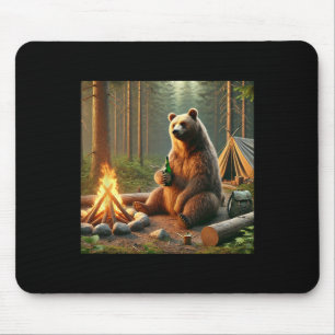 Tapis De Souris Camping avec ours 