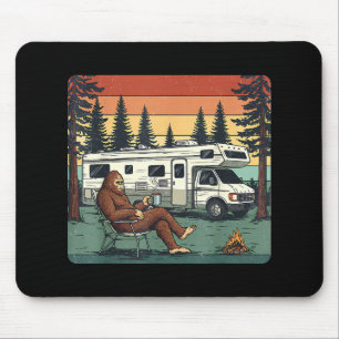 Tapis De Souris Camping-car de camping vintage Bigfoot Aventure