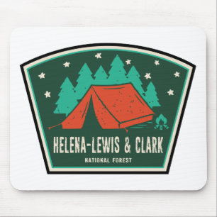 Tapis De Souris Camping forestier national Helena-Lewis et Clark