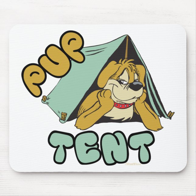 Tapis De Souris Camping Tente Pup (Devant)