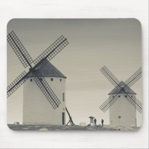 Tapis De Souris Campo de Criptana, anciens moulins à vent de La Ma