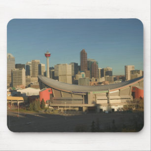 Tapis De Souris Canada, Alberta, Calgary : Skyline de la ville à p