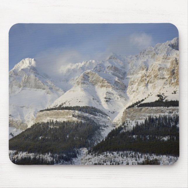 Tapis De Souris Canada, Alberta, parc national de Banff. Vue de (Devant)