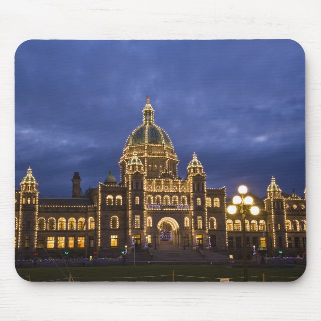 Tapis De Souris CANADA, Colombie-Britannique, Victoria. Soir, (Devant)