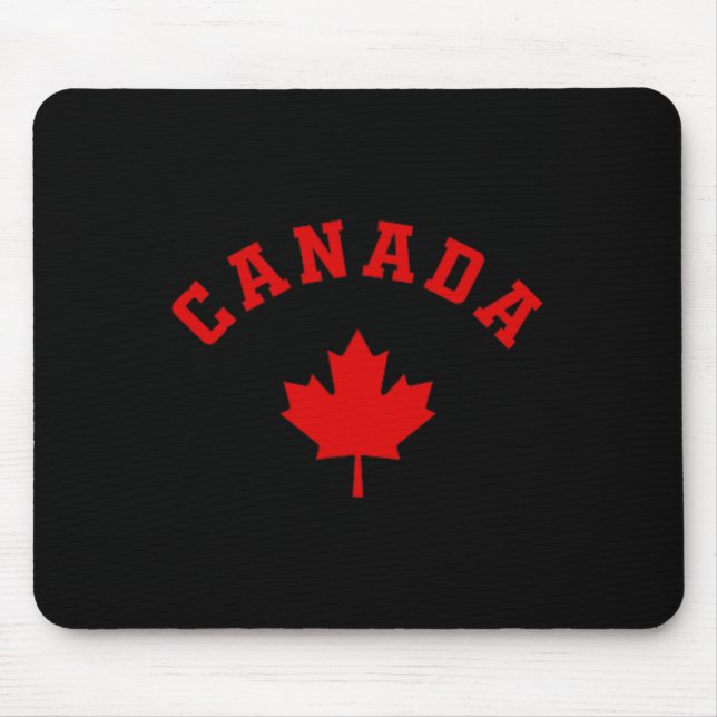 Tapis De Souris Canada Drapeau Canadien Logo Feuille d'Érable Rand (Devant)