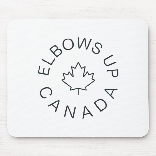 Tapis De Souris Canada Épaules Haut Autocollant6  (Devant)