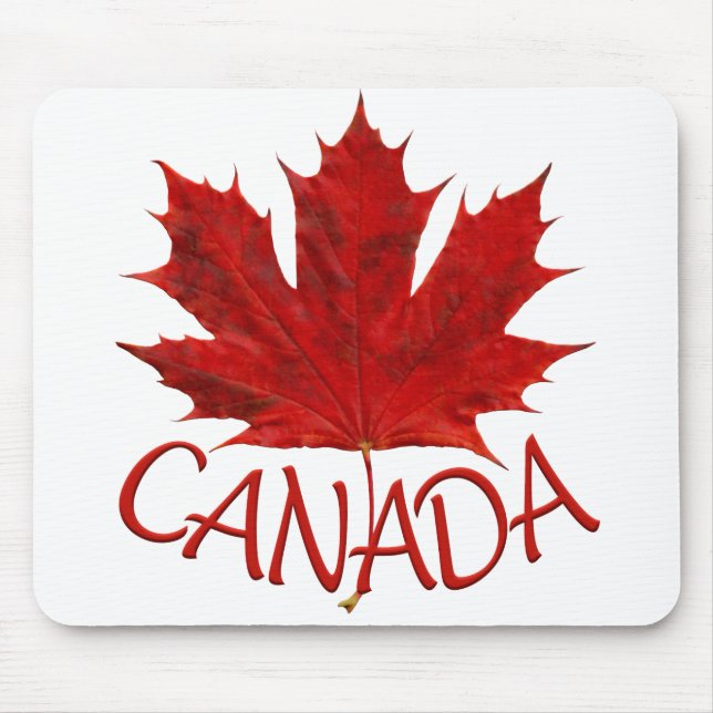 Tapis De Souris Canada Mousepad Red Canada Maple Leaf Mousepad (Devant)