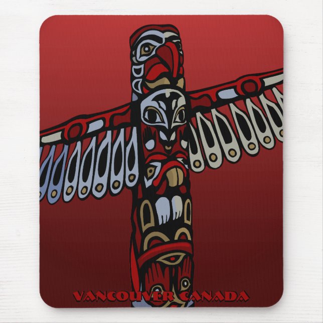 Tapis De Souris Canada Mousepad Souvenir Personnalisé Canada Cadea (Devant)