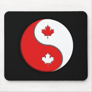 Tapis De Souris Canadien YinYang
