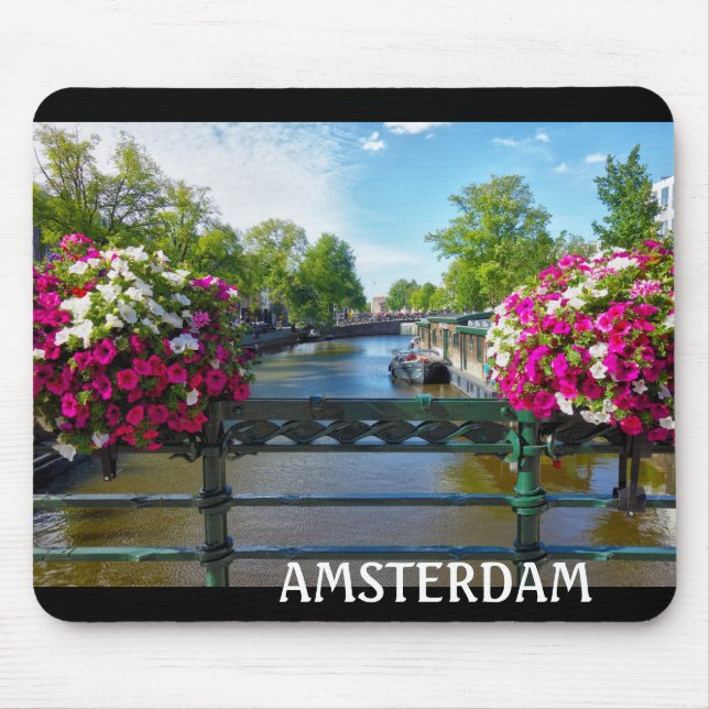 Tapis De Souris Canal d'Amsterdam (Devant)