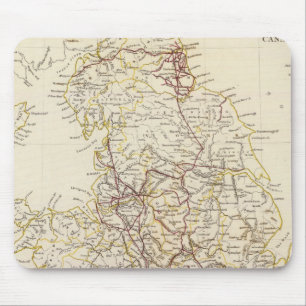 Tapis De Souris Canal d'Angleterre, chemins de fer