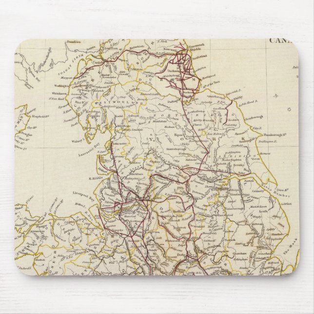 Tapis De Souris Canal d'Angleterre, chemins de fer (Devant)