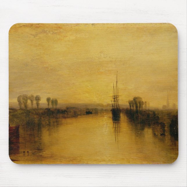 Tapis De Souris Canal de Joseph Mallord William Turner | (Devant)