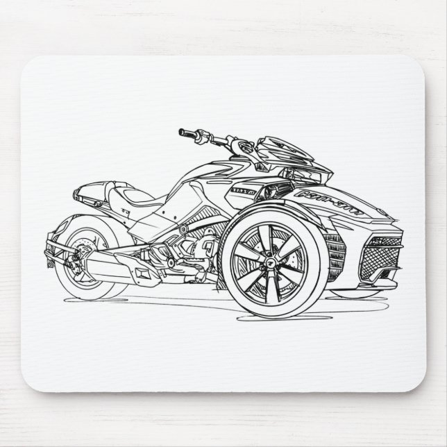 Tapis De Souris CanAm Spyder F3S 2017 (Devant)