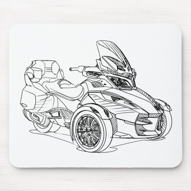 Tapis De Souris CanAm Spyder RT 2013 (Devant)