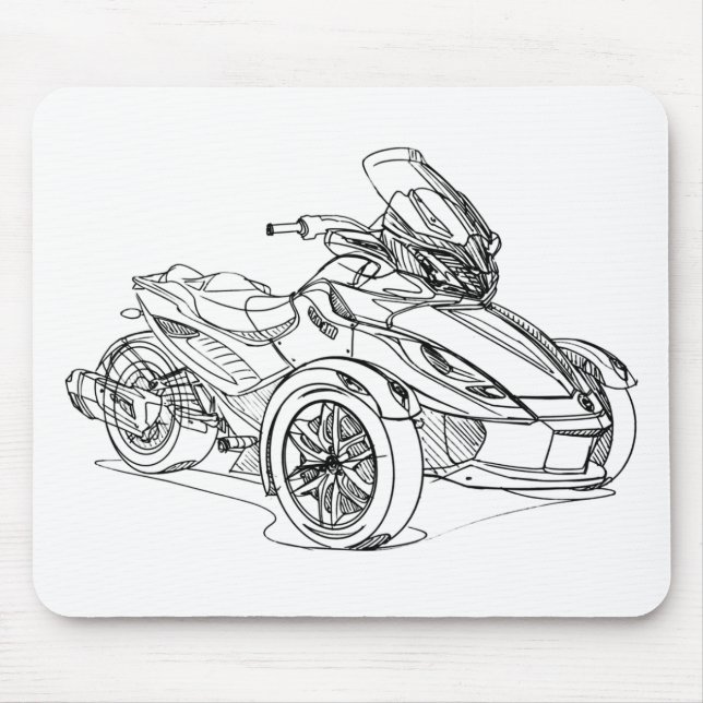 Tapis De Souris CanAm Spyder ST 2013 (Devant)