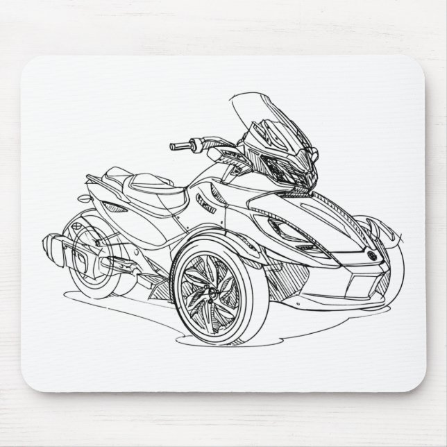 Tapis De Souris CanAm Spyder STS 2013 (Devant)