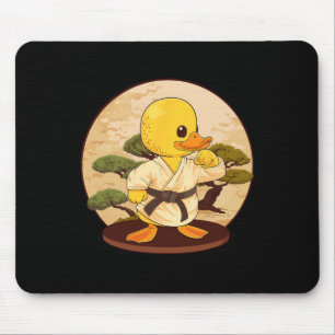 Tapis De Souris Canard en caoutchouc de karaté motif Taekwondo Jiu