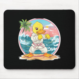 Tapis De Souris Canard en caoutchouc de taekwondo kickboxing anima