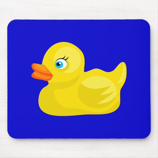 Tapis De Souris Canard en caoutchouc jaune (Devant)